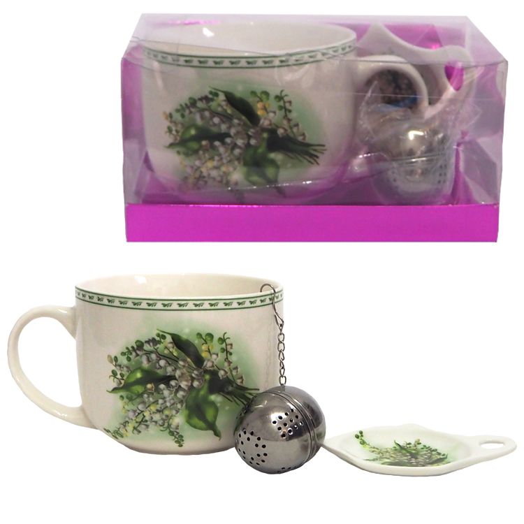Чайный набор для неё "Ландыш"