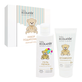 Набор подарочный baby ECOLATIER нежный уход 0+