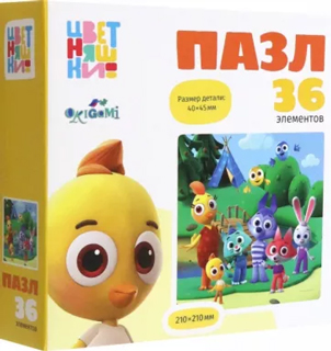 Цветняшки. Пазл. 36эл. В походе. 05310
