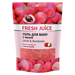 Соль для ванн с пеной "Fresh Juice", Личи и рамбутан, 500 мл
