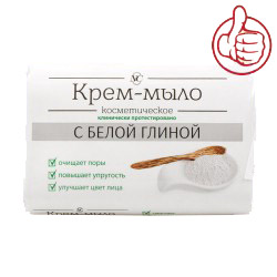 Крем-мыло с белой глиной
