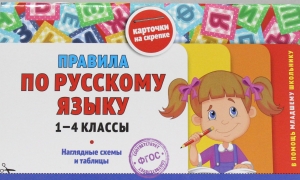 Правила по русскому языку: 1-4 классы