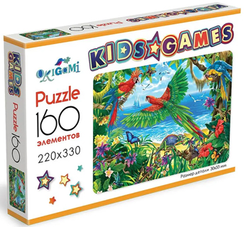 Kids Games. Пазл. 160 Эл. Попугаи. 07862