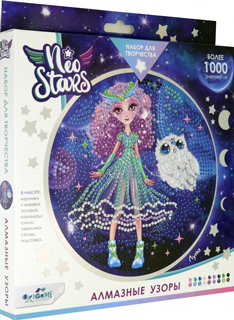Neo Stars. Алмазные узоры. 20 см. Луна. Арт. 06886 Neo Stars. Алмазные узоры. 20 см. Луна. Арт. 06886