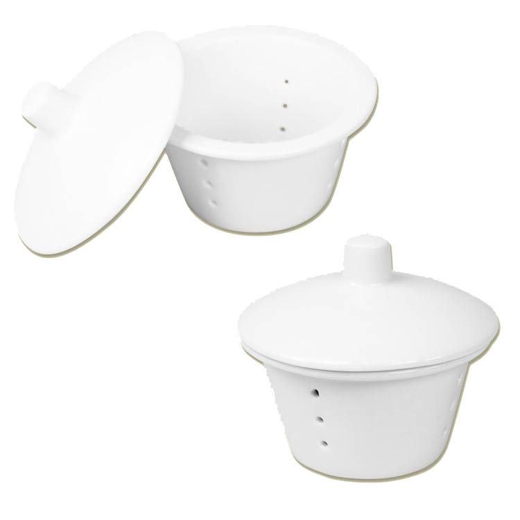 Ситечко с крышкой из порцелана