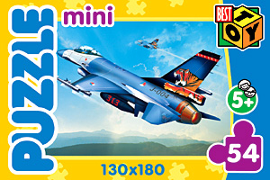 Пазл Мини. 54 Эл. Самолеты. 4 вида. 2137
