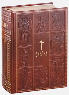 Библия. Книги Священного Писания Ветхого и Нового Завета, с параллельными местами, с цветными иллюстрациями, синодальный перевод, в кожаном переплете Библия. Книги Священного Писания Ветхого и Нового Завета, с параллельными местами, с цветными иллюстрациями, синодальный перевод, в кожаном переплете