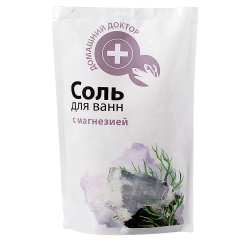 Соль для ванн, морская, с магнезией, 500 г