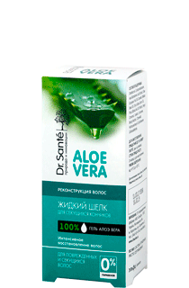 Жидкий шёлк "Dr. Sante Aloe Vera" для посечённых кончиков, интенсивное восстановление, 30 мл