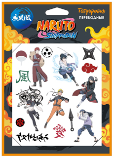 Переводные татуировки. Naruto. Арт. 07680