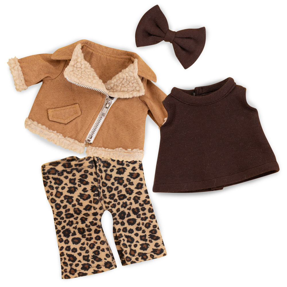 Lucky Doggy – Clothing set: Leopard Outfit, for 38 cm