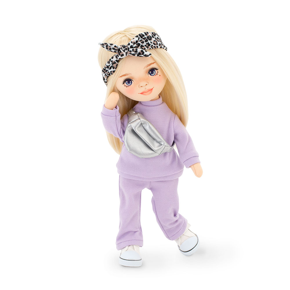 Mia in a purple tracksuit (32 cm)